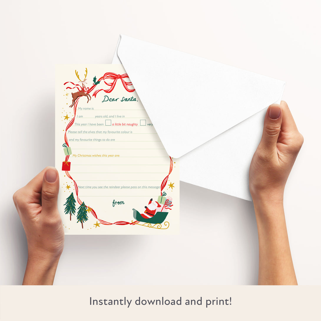 Download & Print Letter To Santa Image2