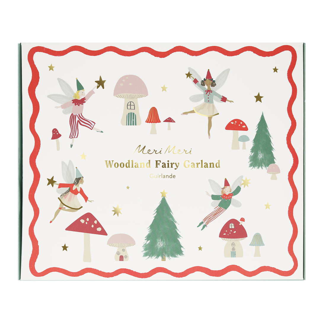 Make your Christmas decorations look like a magical winter woodland with our honeycomb fairy garland.