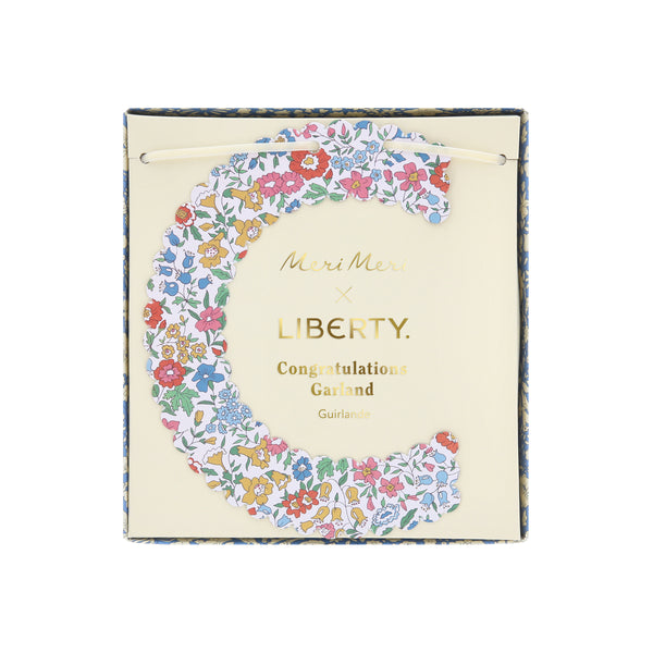 Our special paper garland spells out the word Congratulations in scalloped letter pennants with Liberty designs, ideal for any celebration. Image2