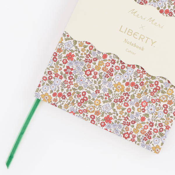Our floral notebook features a Liberty print design cover, lined pages and a sage velvet ribbon bookmark, a wonderful Christmas gift for a writer. Image3