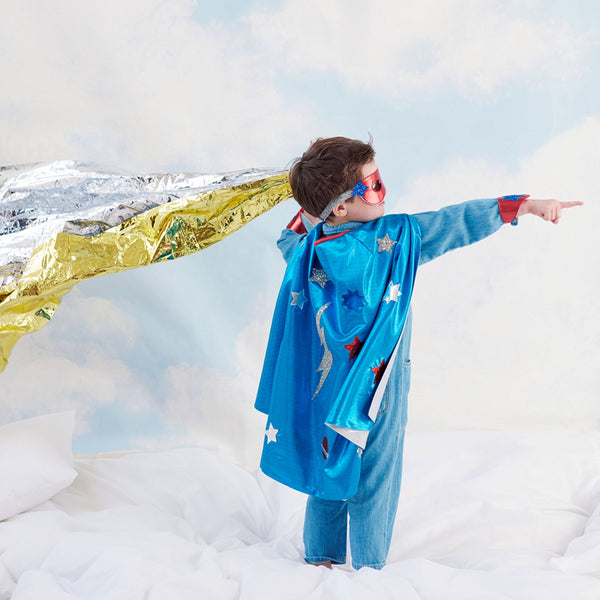 Blue Superhero Costume,Blue Superhero Costume Image1