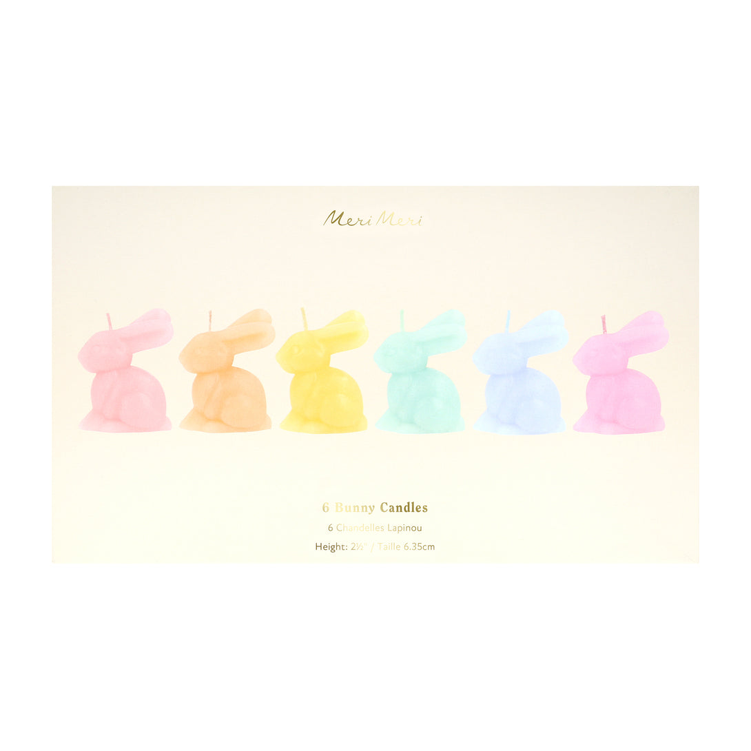 Our Easter candles make great Easter decorations, crafted in the shape of cute bunnies in pastel shades with coloured wicks.