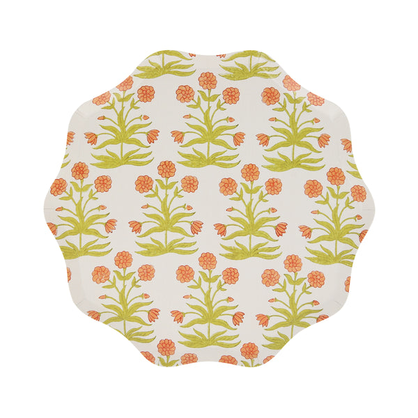 Our party plates, made with 450gsm high-quality paper, feature floral Molly Mahon patterns, perfect for garden parties or bridal showers. Image6