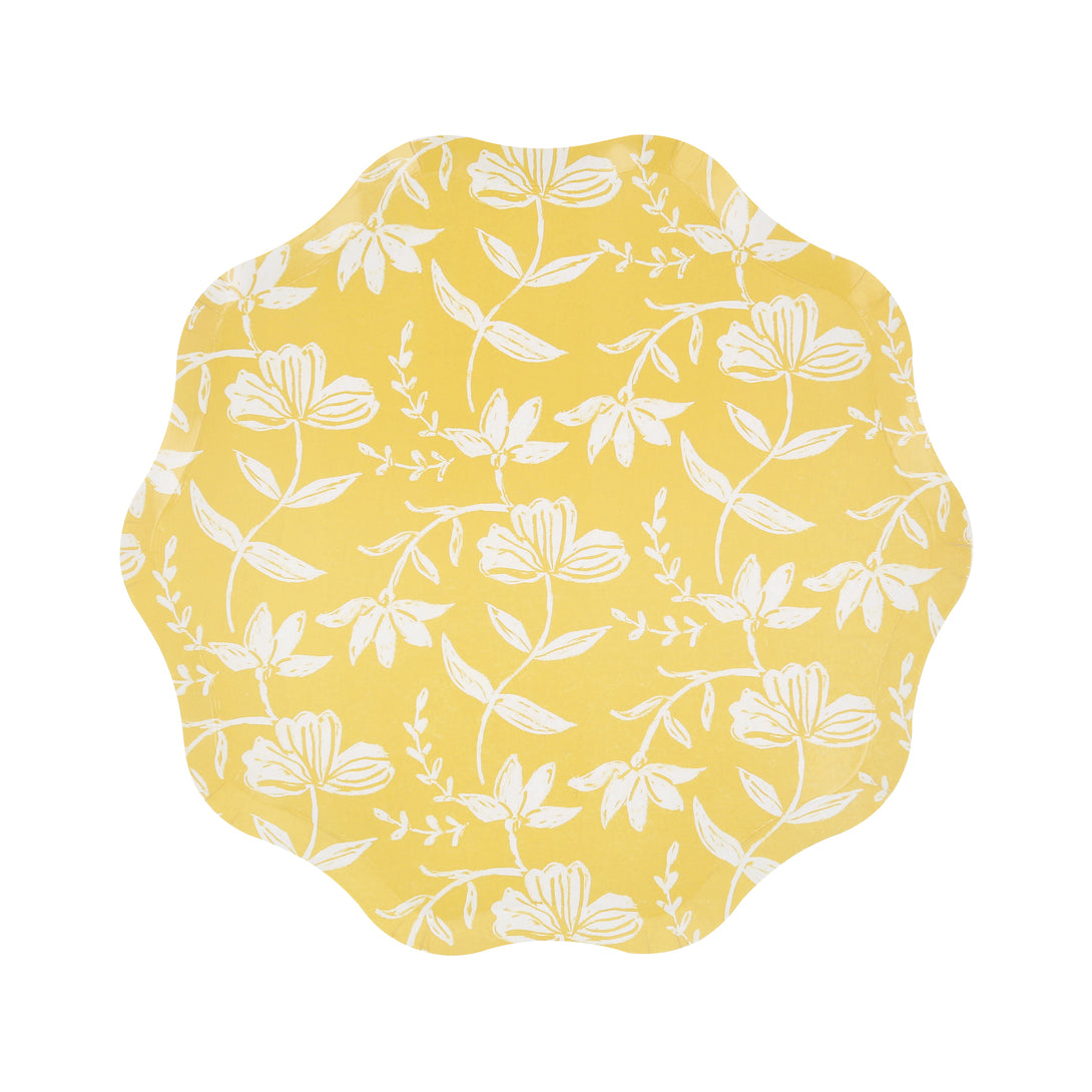 Flora Paper Side Plates – Meri Meri EU
