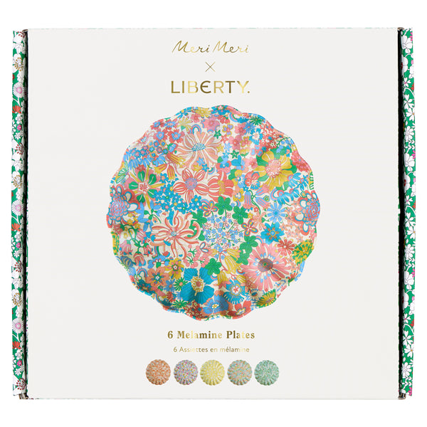 Our large melamine plates feature Liberty floral print designs, ideal for picnics and garden parties or any indoor or outdoor celebration. Image10