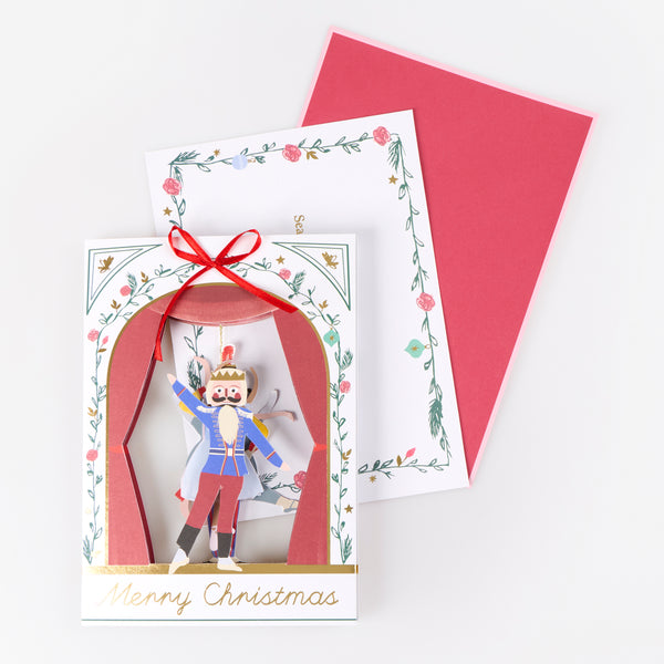 Send a special Nutcracker Christmas greeting with our concertina card with designs inspired by New York City Ballet production. Image2