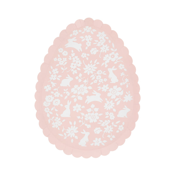 Our paper plates, egg-shaped with a ditsy flower and bunny illustration, are ideal to add to your Easter decorations for a playful table look. Image7