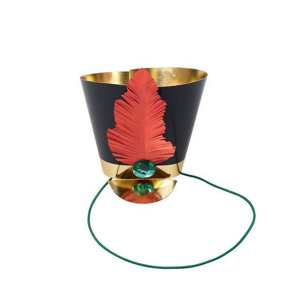 Our Christmas party hats set features paper tiaras with velvet bands and paper soldier hats with paper feathers, based on NYCB The Nutcracker. Image4