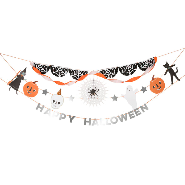 Our Halloween garlands set can be used as Halloween wall decorations, or Halloween table decorations. Image4