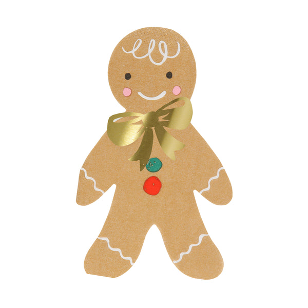 If you want fun Christmas paper napkins then our party napkins with gingerbread men designs, and a stylish gingham print, are perfect. Image3