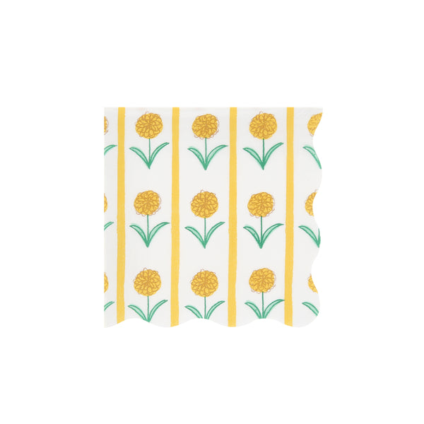 Our paper napkins, in a versatile small size, feature colourful floral designs based on Indian block prints, ideal for chic celebrations. Image6