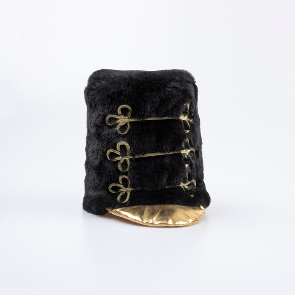 Our drummer boy soldier costume is crafted from soft velvet and plush, a traditional Christmas costume for kids. Image5