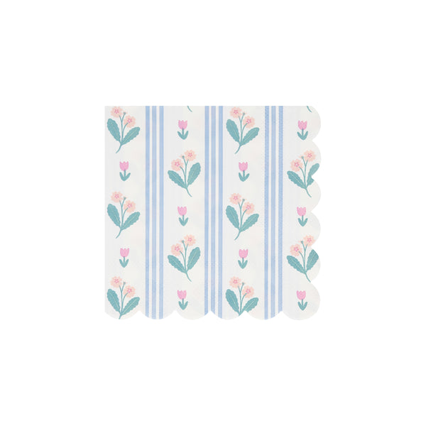 Our small napkins have floral designs in pretty pastels, perfect as garden party napkins. Image6
