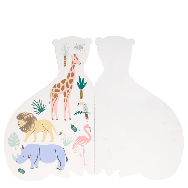 Our cheetah art book contains stickers and sketch pages, ideal to pop into safari party bags. Image4