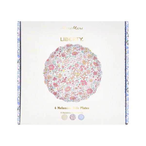 Meri Meri x Liberty Mixed Set Reusable Small Plates (x 4)