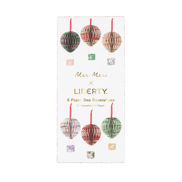 Our Christmas hanging decorations are designed as little paper balloons with beautiful Liberty print designs, perfect to decorate your tree. Image9