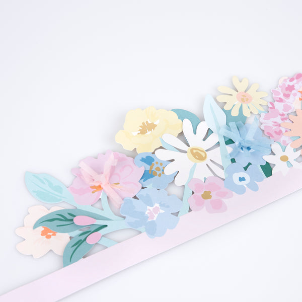 Our headdress, made with paper flowers, is the perfect Easter accessory. Image5