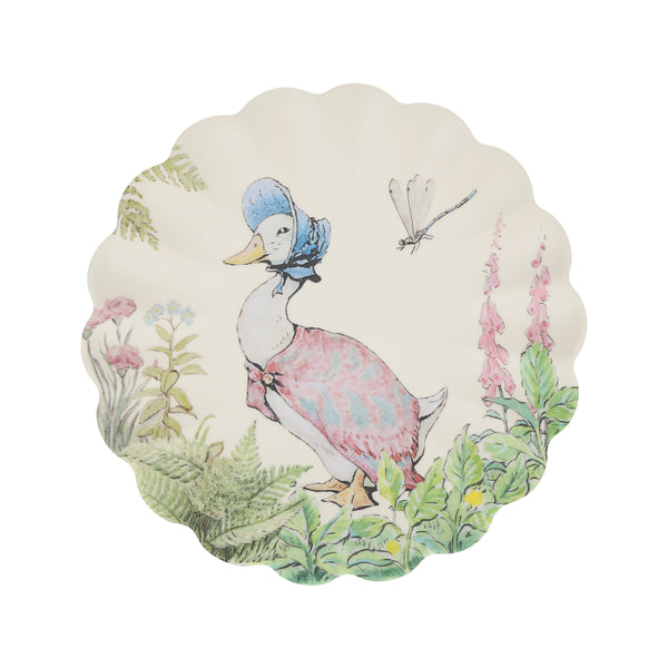 Our small melamine plates for kids feature Peter Rabbit and all his friends, perfect as picnic plates. Image1