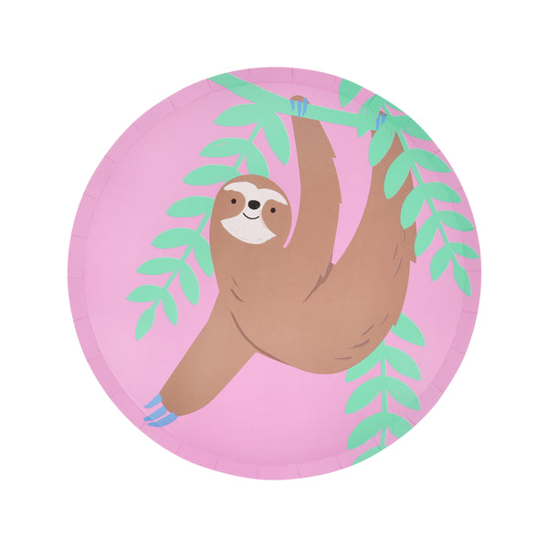 Our paper side plates feature vibrant jungle animals, perfect for jungle party theme. Image11