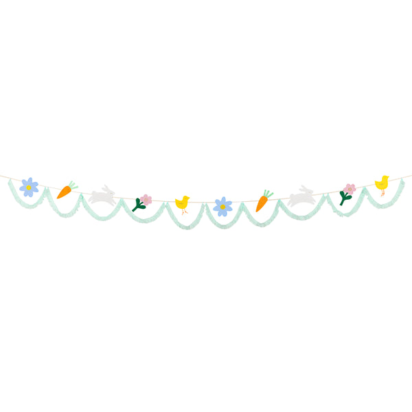 Our fabric garland is perfect to add to your Easter decorations, featuring felt Easter icons and playful tasselled fringe details for fun and style. Image5