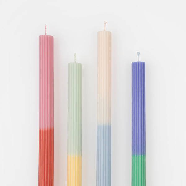 Our table candles are colourful and will look amazing as party table decorations. Image3