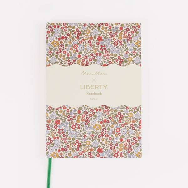 Our floral notebook features a Liberty print design cover, lined pages and a sage velvet ribbon bookmark, a wonderful Christmas gift for a writer. Image1
