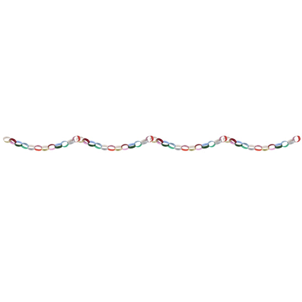 Our paper chain kit includes slot-together chains in jewel-like colours with shimmering glitter, a stylish decoration for Christmas. Image6