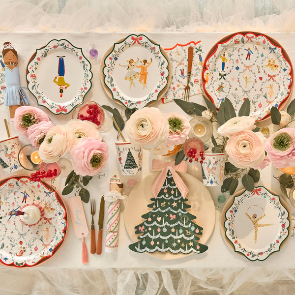 Our large Christmas paper napkins, with a design based on the NYCB's The Nutcracker, are stylish and practical. Image2