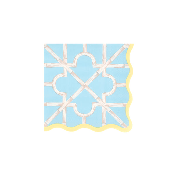 Our small napkins, made from 3-ply paper, come in four bright colours with a sensational bamboo design, perfect for cocktail parties and meals. Image4