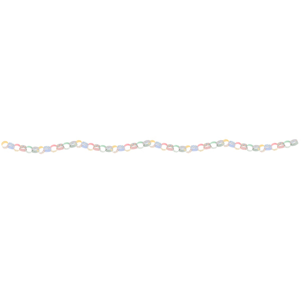 Our paper chain decorations set features Liberty floral designs and soft spring colours, perfect for Easter decorations and beyond. Image5
