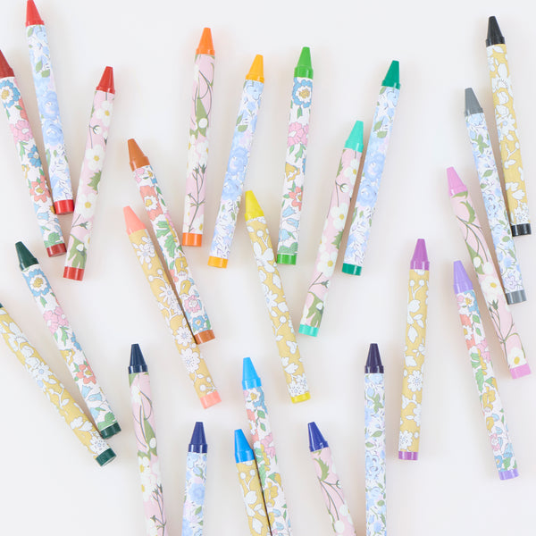 Kids will love our Liberty crayon box, with 24 wax crayons featuring Liberty designed protective sleeves, a creative gift for kids. Image3