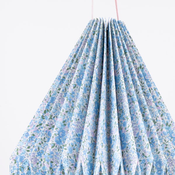 Our Liberty lantern decorations come in three shapes and sizes, each with a Liberty floral print design in blue, pink or green. Image3