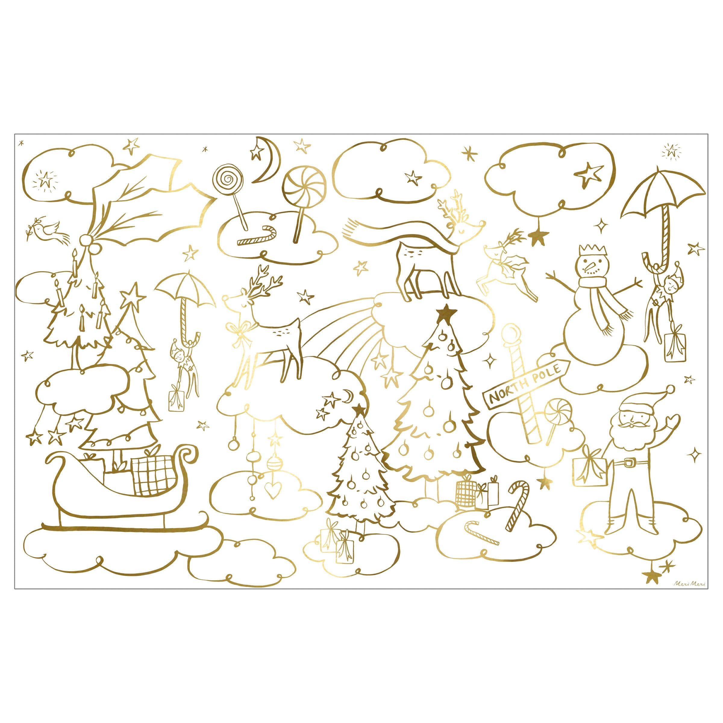 Christmas Colouring Posters