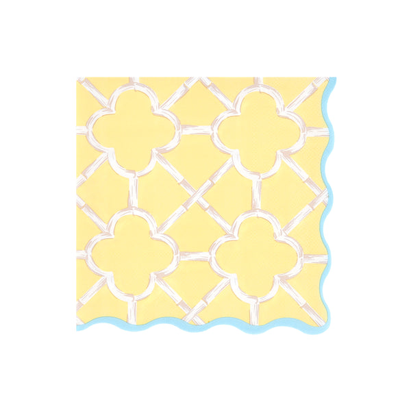 Our large napkins, made from 3-ply paper, come in four bright colours with a sensational bamboo design, perfect for birthdays and picnics. Image6