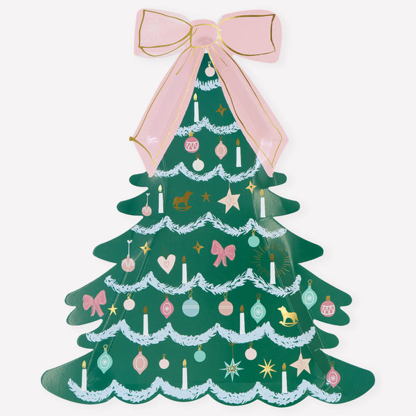 Our special New York City Ballet inspired Nutcracker party set features a beautiful Christmas garland, plates, cups and napkins. Image4