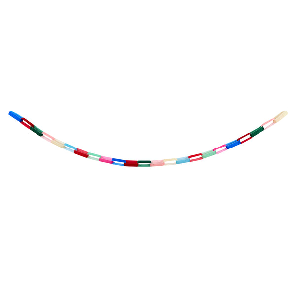 Our Christmas garland is made from velvet ribbons chainlinked to create a stunning decorative effect, ideal to use year after year. Image4