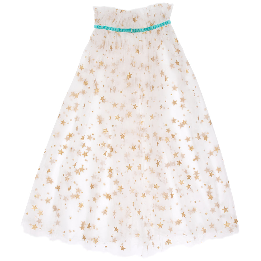White Tulle Star Cape Image8