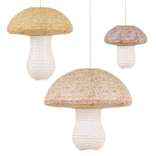 Meri Meri x Liberty Mushroom Lanterns