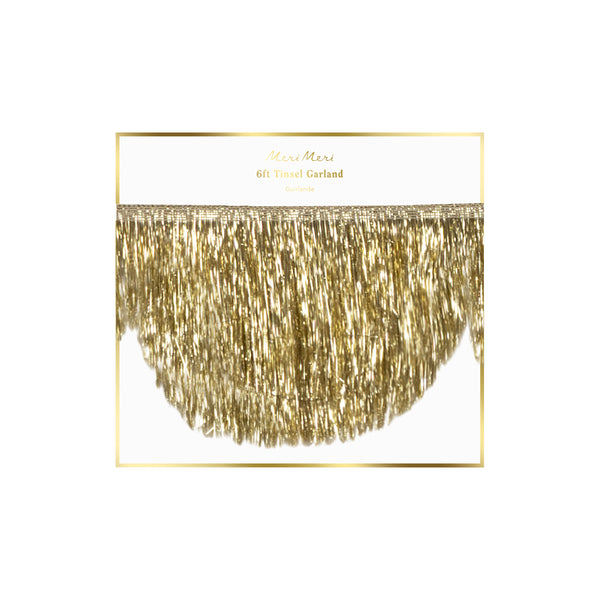 Use our gold tinsel garland to make your Christmas and New Year parties look so festive. Image5