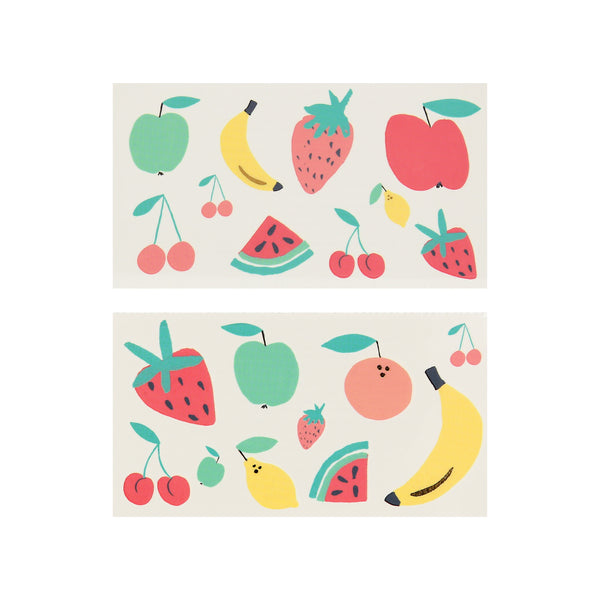 Our fruit tattoos are such fun, with a choice of a cherry tattoo, banana, strawberries, apples, peach or watermelon. Image2