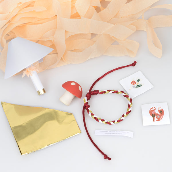 Our special party favours, in the shape of mushrooms, are perfect as party bag gifts or fairy party decorations. Image4