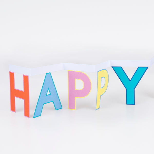 This birthday card is also a Happy Birthday banner, a fun way to send your birthday wishes to a special someone. Image2