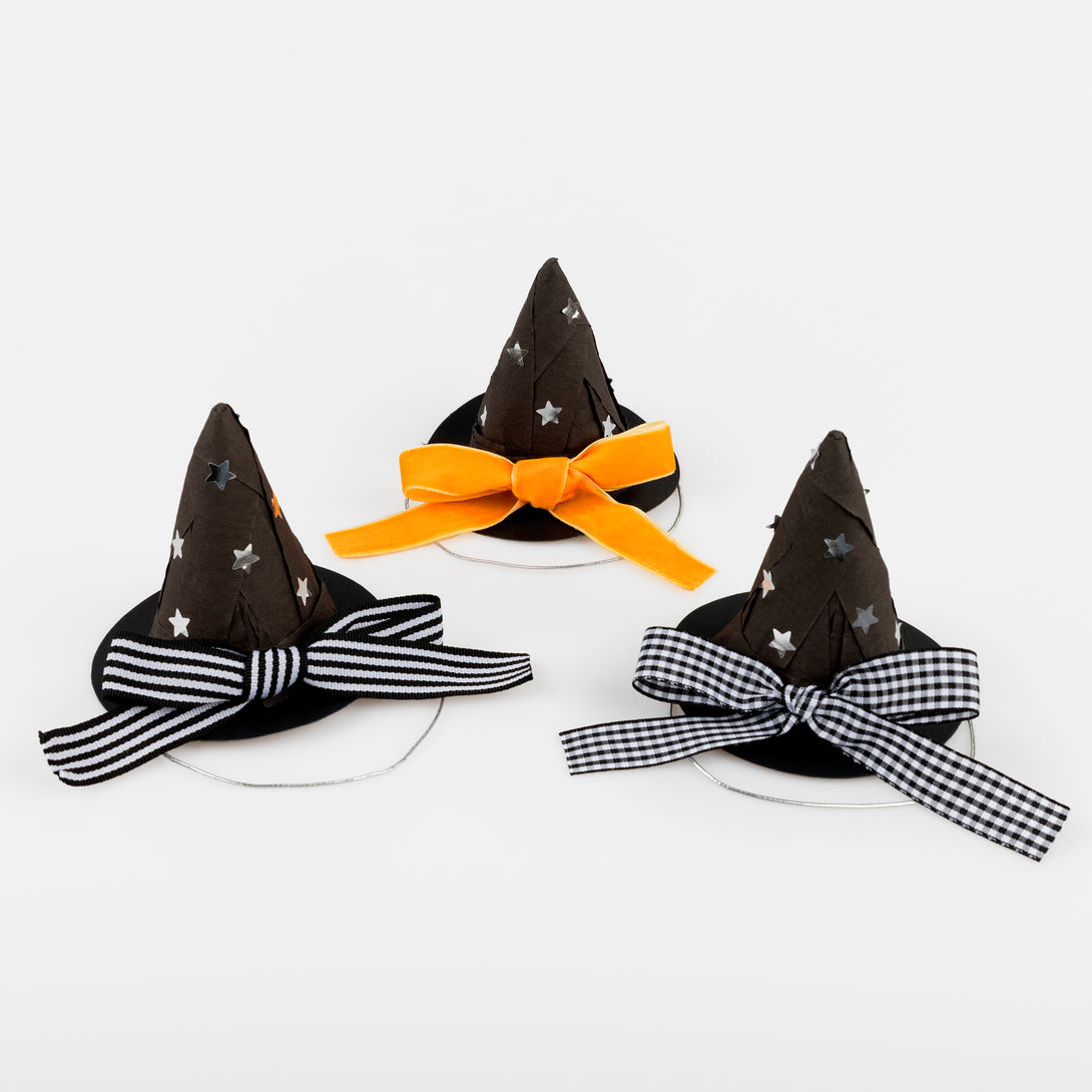 Our surprise witch hats are decorative, fun to wear and filled with gifts, also brilliant to pop into Halloween party bags. Image1