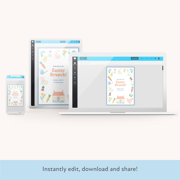 Orto di Pasqua Scarica e stampa l'invito Image2