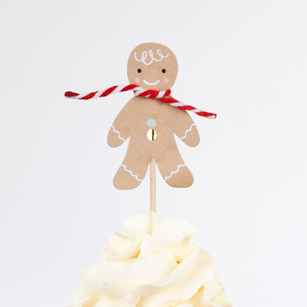 Gingerbread Cupcake Kit (x 24 toppers)