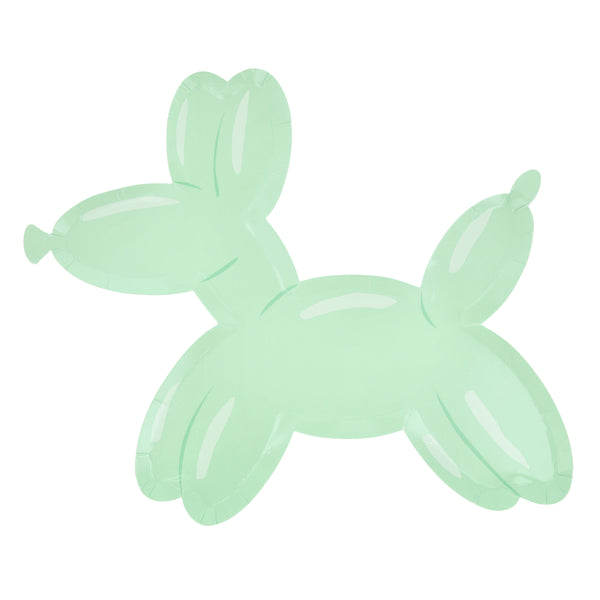Our fun party plates are designed in the shape of balloon dogs, in four colours, to add a playful touch to your birthday party table. Image6