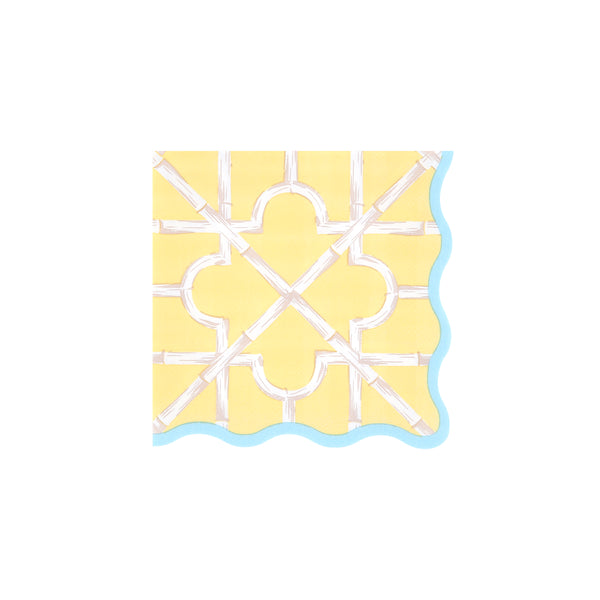 Our small napkins, made from 3-ply paper, come in four bright colours with a sensational bamboo design, perfect for cocktail parties and meals. Image5