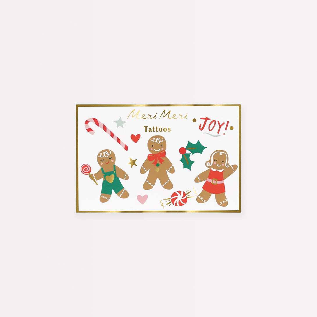 Our Christmas tattoos are the perfect Christmas party activity and Christmas accessory.