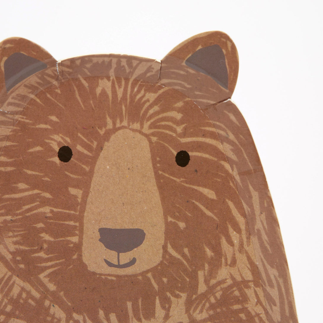 Brown Bear Large Plates