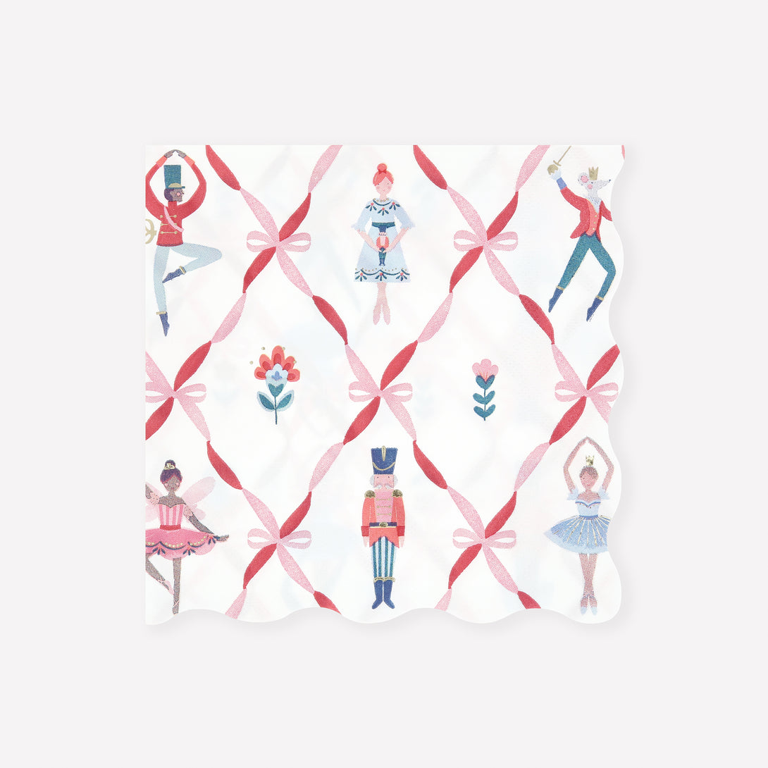 Enjoy a Nutcracker Ballet party this Christmas with our paper plates, napkins, cups, no-snap crackers and a statement Christmas garland. 